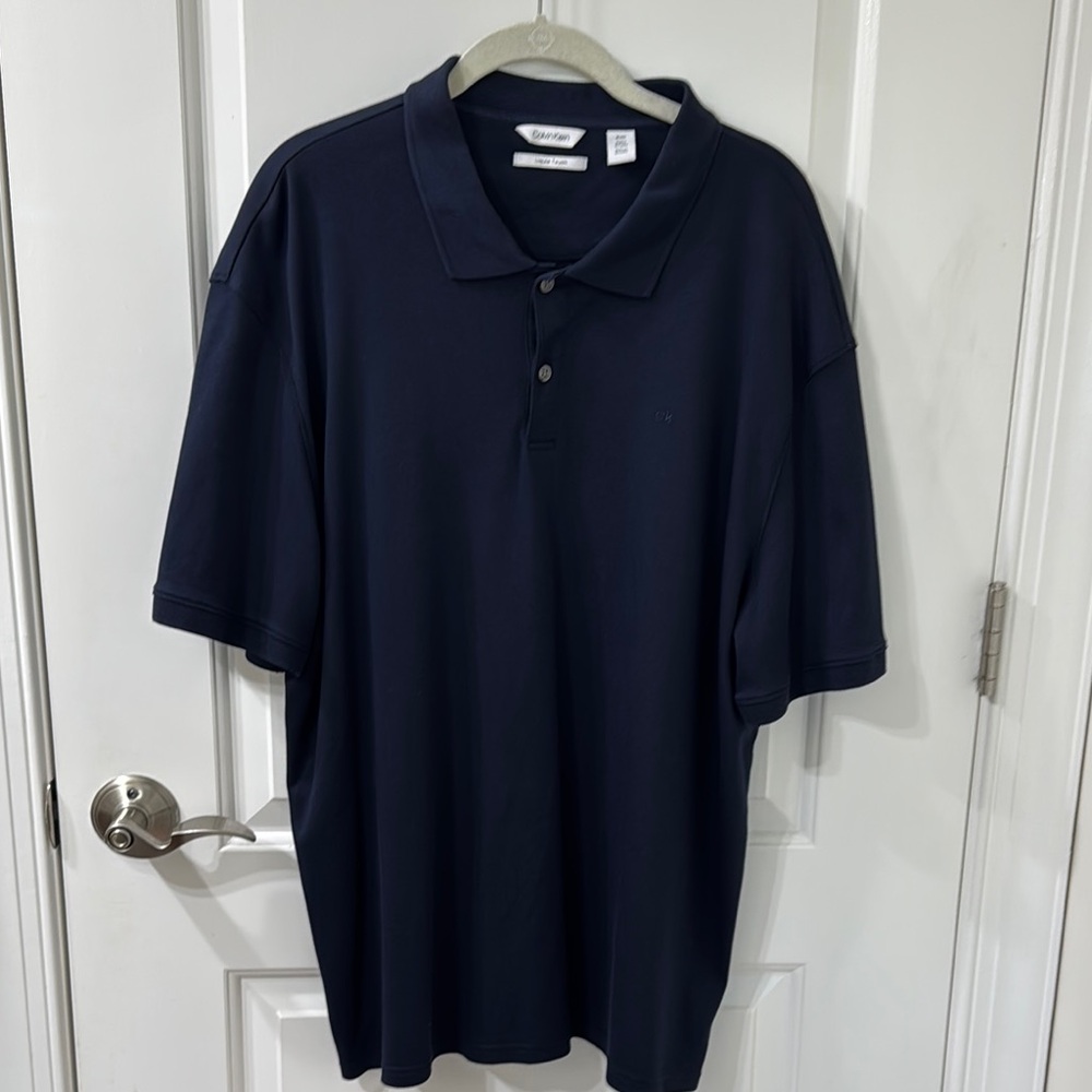 Calvin Klein Dark Blue Polo Shirt